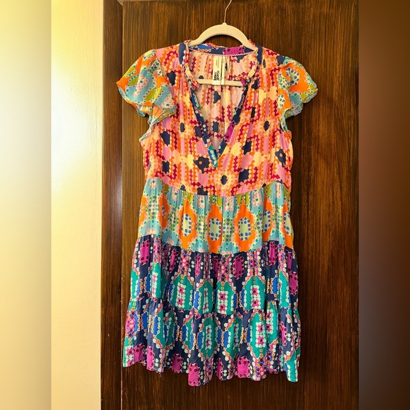 Dominic Beattie Anthropologie Tiered Mini Dress - Picture 6 of 10